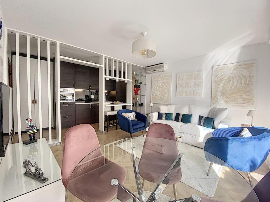 Appartement Style Architecte Proche De La Plage Cannes Buitenkant foto