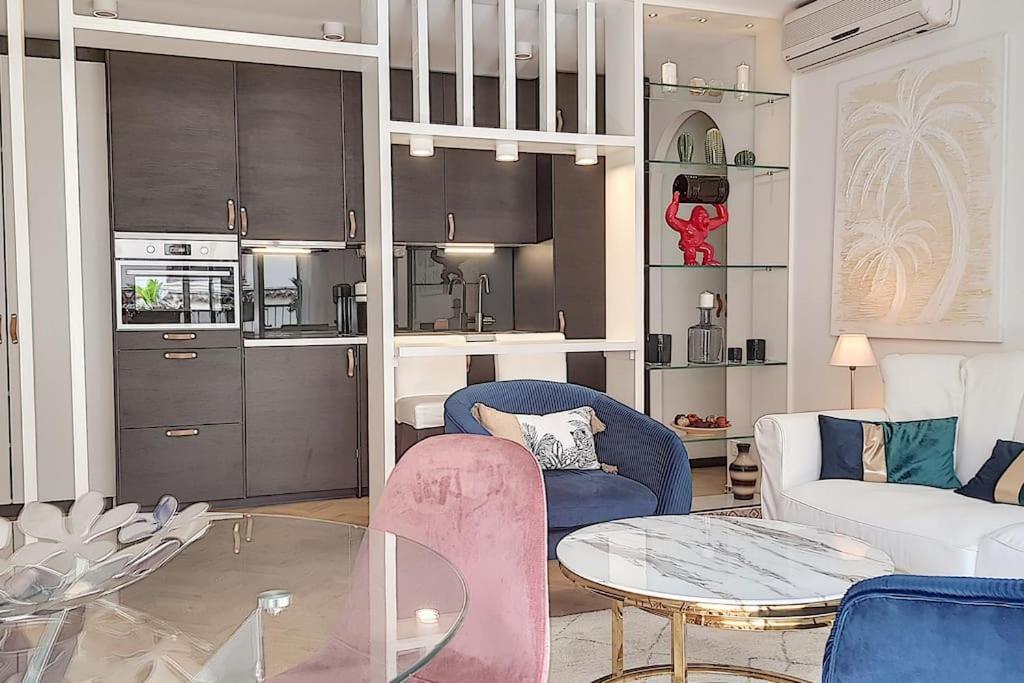 Appartement Style Architecte Proche De La Plage Cannes Buitenkant foto